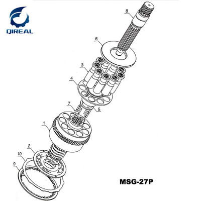 Swing Motor MSG-27P Hydraulic Motor Accesories Repair Kits