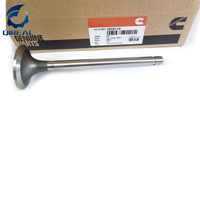 K19 Diesel Engine Exhaust Valve 3035110 Excavator Spare Parts