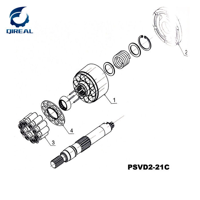 Hydraulic Pump Parts PSVD2-13E PSVD2-16E PSVD2-17E PSVD2-19E PSVD2-21E PSVD2-26E PSVD2-27E PSVD2-57E