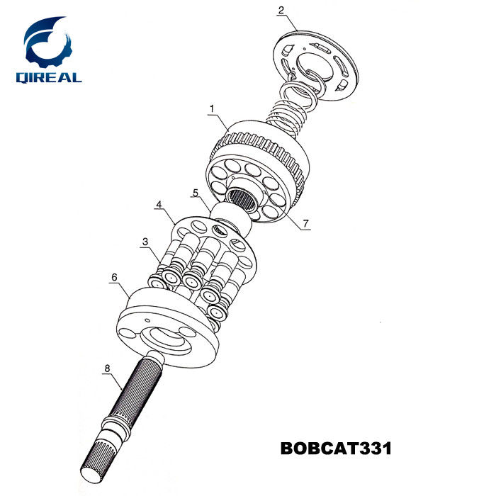 Swing Motor MSG-27P Hydraulic Motor Accesories Repair Kits