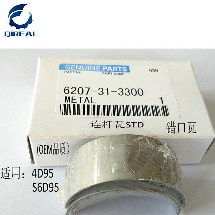 Excavator Spare Part 4D95 6D95 Engines Rod Bearing STD 6207-31-3300